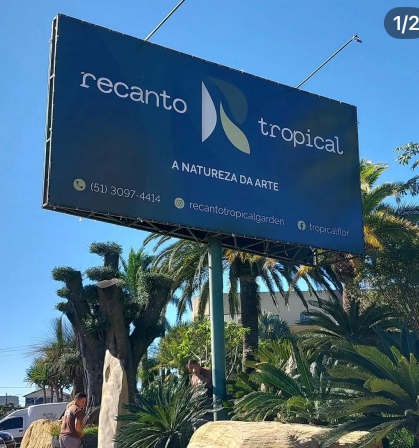 Painel externo Recanto Tropical